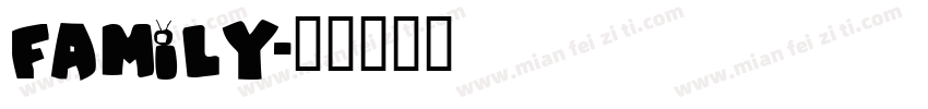 family字体转换