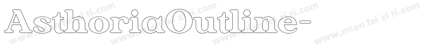AsthoriaOutline字体转换