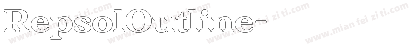 RepsolOutline字体转换