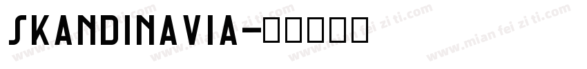 skandinavia字体转换