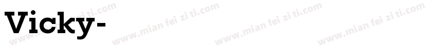Vicky字体转换
