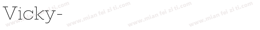 Vicky字体转换