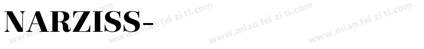 NARZISS字体转换