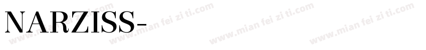 NARZISS字体转换
