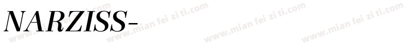 NARZISS字体转换