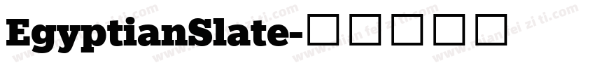 EgyptianSlate字体转换