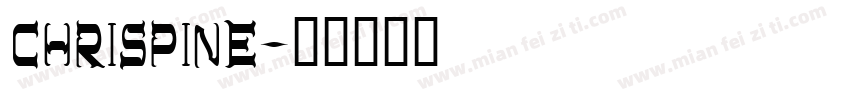 chrispine字体转换