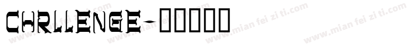 chrllenge字体转换