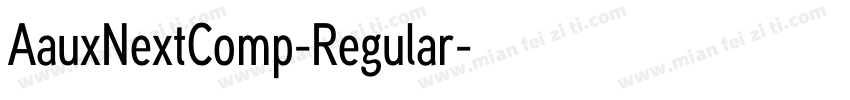 AauxNextComp-Regular字体转换