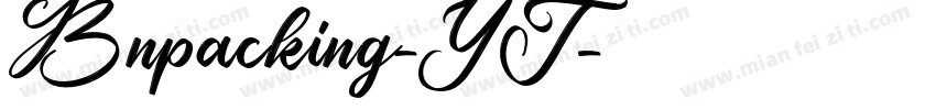 Bnpacking-YT字体转换