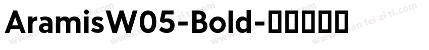 AramisW05-Bold字体转换