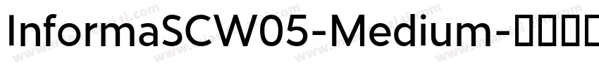 InformaSCW05-Medium字体转换
