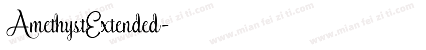 AmethystExtended字体转换