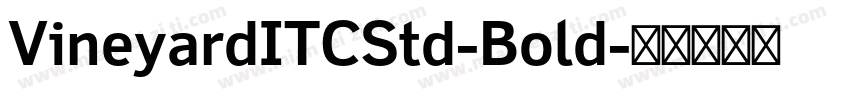 VineyardITCStd-Bold字体转换