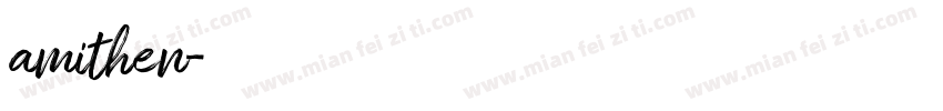 amithen字体转换