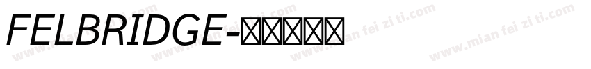 FELBRIDGE字体转换