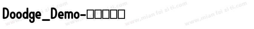 Doodge_Demo字体转换