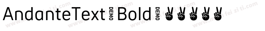 AndanteText-Bold字体转换
