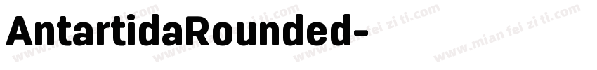 AntartidaRounded字体转换