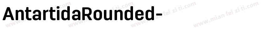AntartidaRounded字体转换