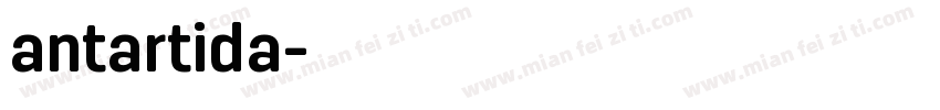 antartida字体转换