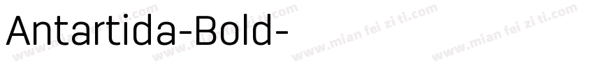 Antartida-Bold字体转换