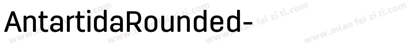 AntartidaRounded字体转换