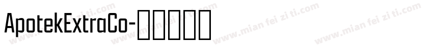 ApotekExtraCo字体转换