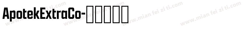ApotekExtraCo字体转换