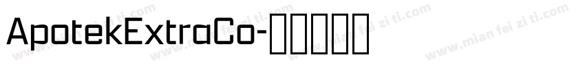 ApotekExtraCo字体转换