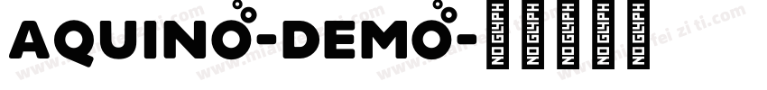 Aquino-Demo字体转换