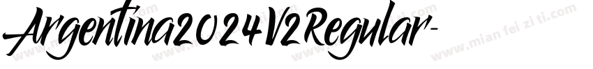 Argentina2024V2Regular字体转换
