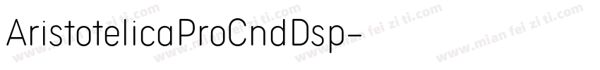 AristotelicaProCndDsp字体转换