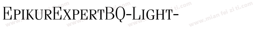 EpikurExpertBQ-Light字体转换