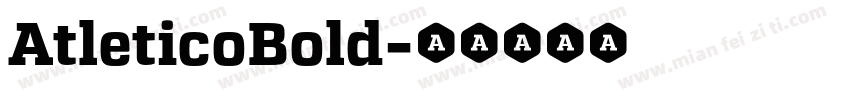 AtleticoBold字体转换