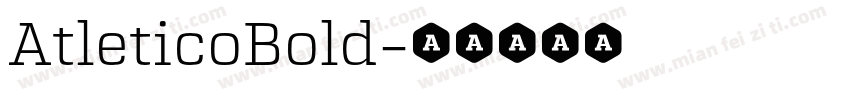 AtleticoBold字体转换