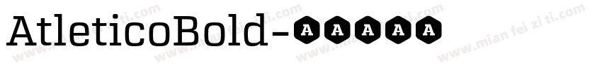 AtleticoBold字体转换