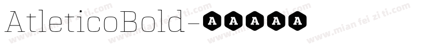 AtleticoBold字体转换