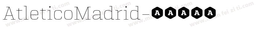 AtleticoMadrid字体转换