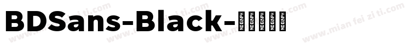 BDSans-Black字体转换