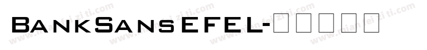 BankSansEFEL字体转换