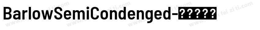 BarlowSemiCondenged字体转换