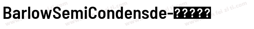 BarlowSemiCondensde字体转换