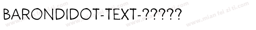 BaronDidot-Text字体转换
