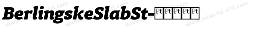 BerlingskeSlabSt字体转换