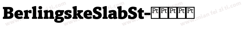 BerlingskeSlabSt字体转换