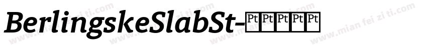 BerlingskeSlabSt字体转换