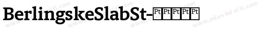 BerlingskeSlabSt字体转换
