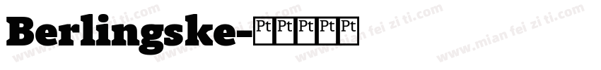 Berlingske字体转换