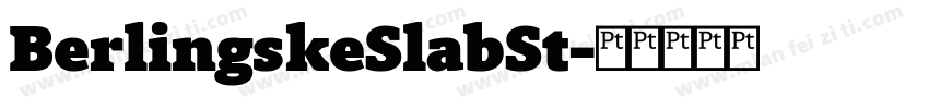 BerlingskeSlabSt字体转换